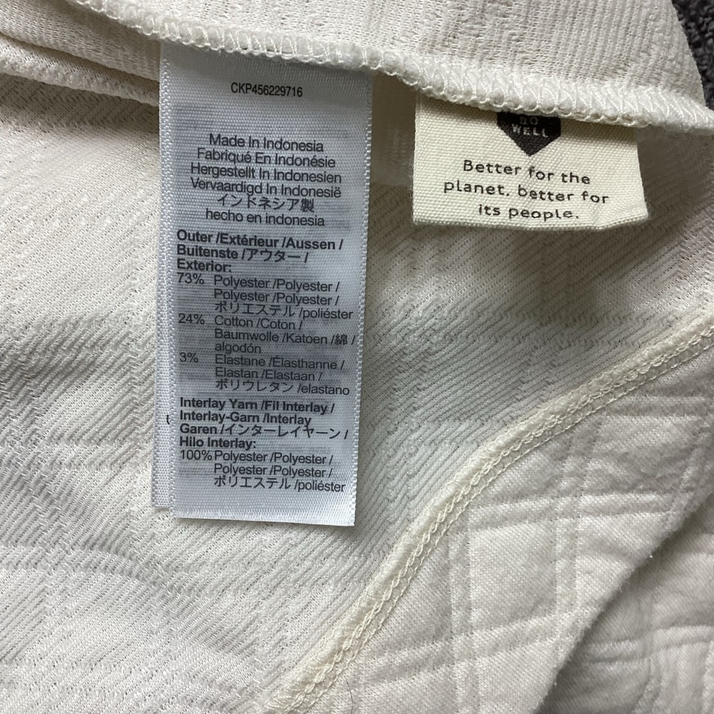 Madewell Textured Cream Hoodie - Picture 4 of 5
